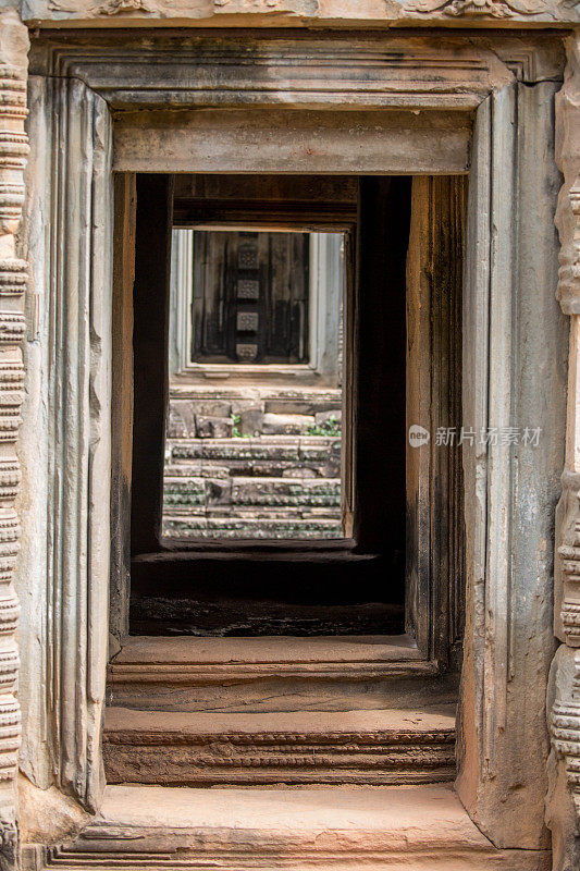 柬埔寨:Banteay Samré吴哥建筑群中的寺庙